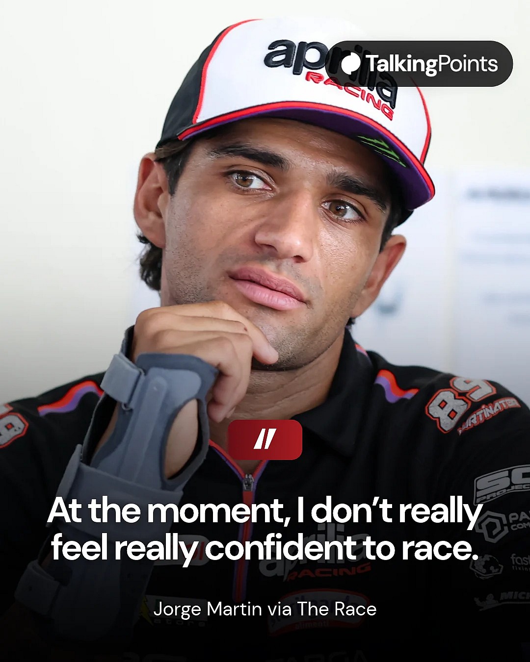 Jorge Martin disagrees with what Marc Marquez said about his Phillip ...