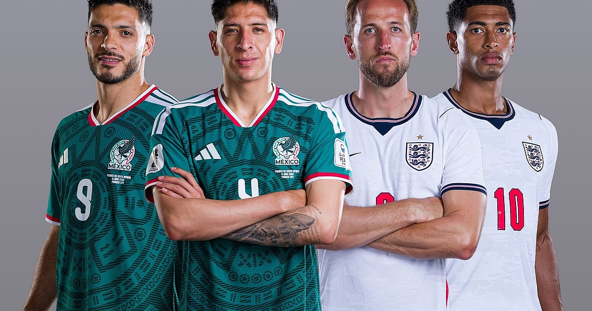 England vs Mexico LIVE Round of 16 clash