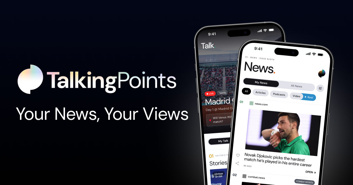 Screenshot of talkingpoints.live